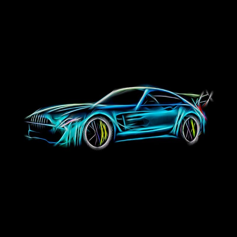 Car for clothes, sketch