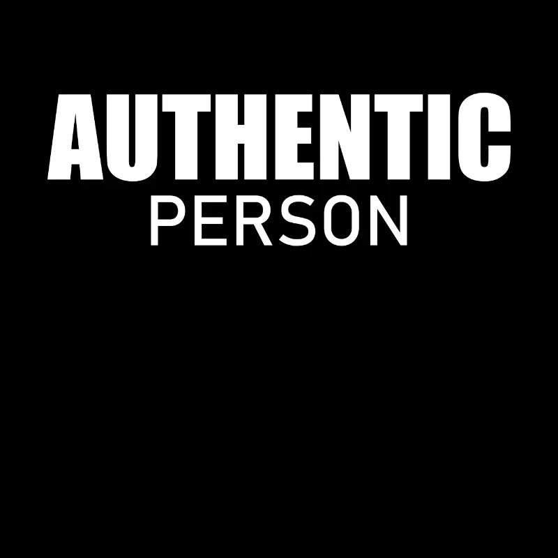 Authentic person - Authentische Person