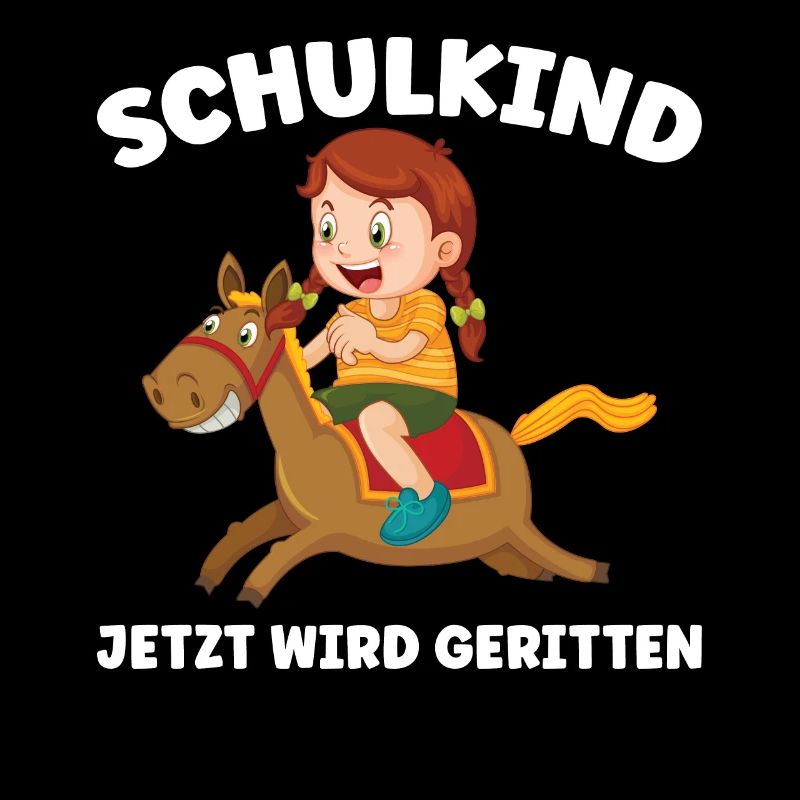 Schulkind Reiterin Pferde Geschenk