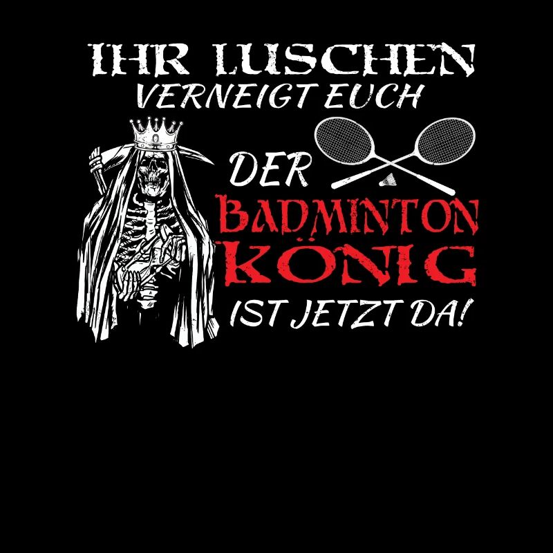 Badminton Spieler Geschenkidee Design