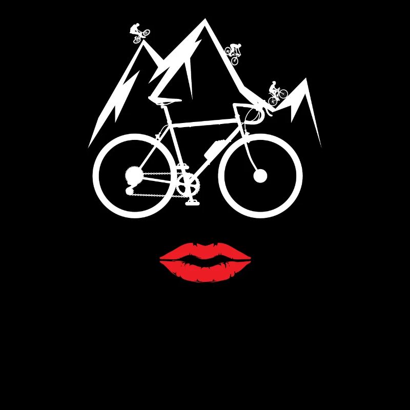 Bicycle Accessories Cyclist Motif