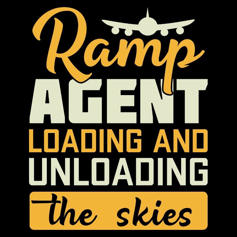Ramp Agent Loading And Unloading The Skies