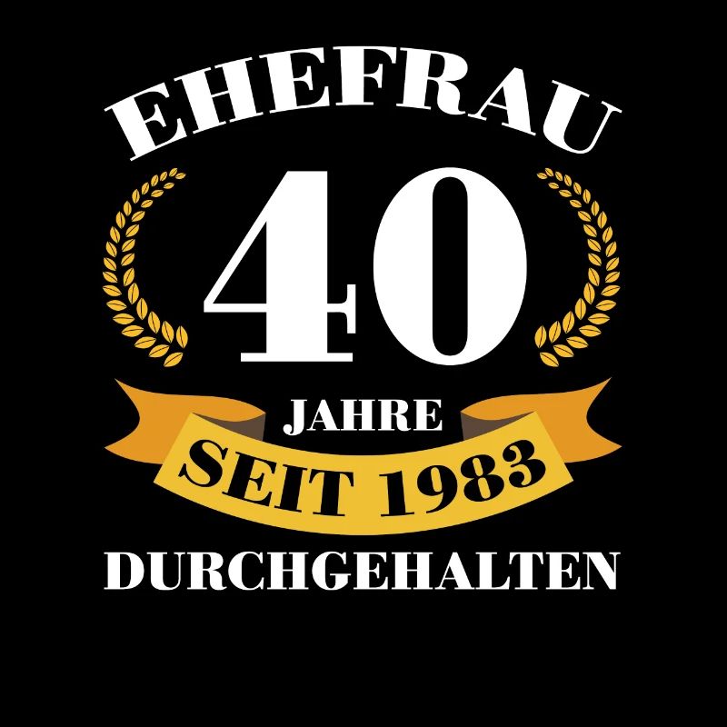 40. Hochzeitstag Ehefrau Rubinhochzeit Geschenk