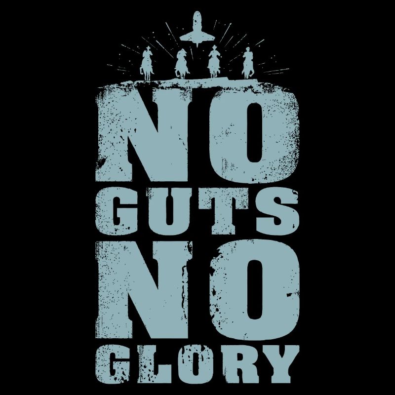 No Guts No Glory (bleu clair)