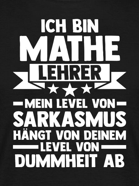 Mathelehrer Beruf Mathematiker Geschenk
