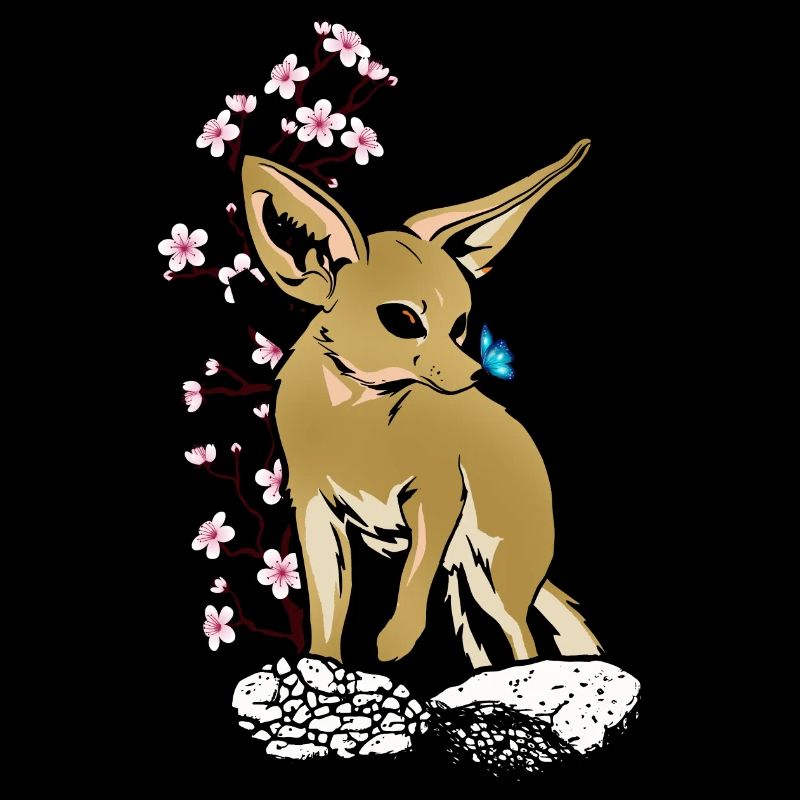 Fennec Foxes, Japanese Cherry, Fennec Foxes,