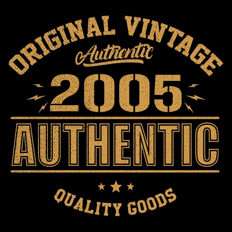 Authentic 2005 Cadeau D'anniversaire Original 2005