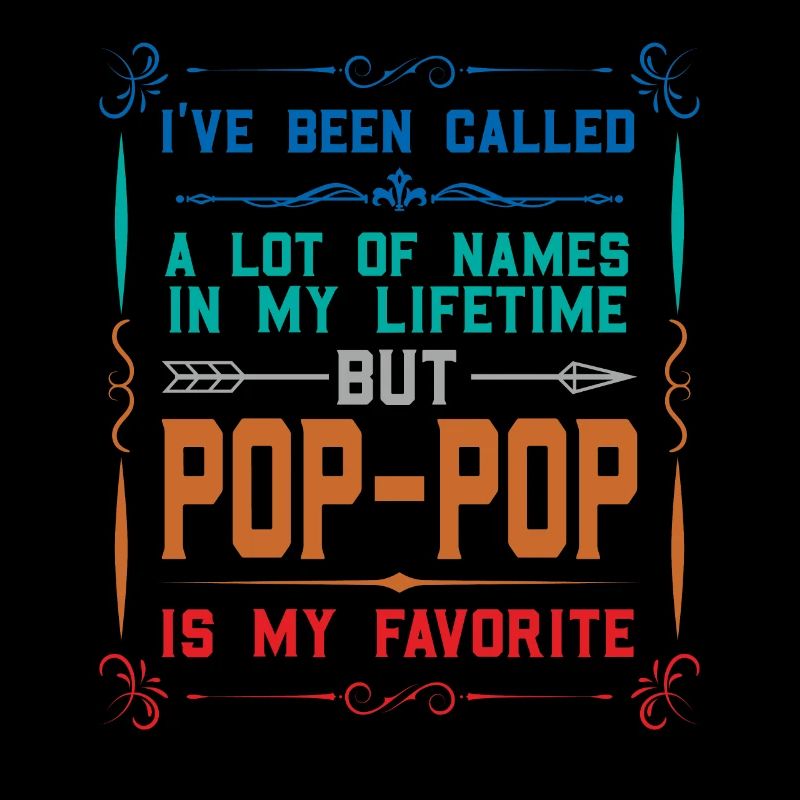 pop-pop Vatertag pop-pop Geschenk