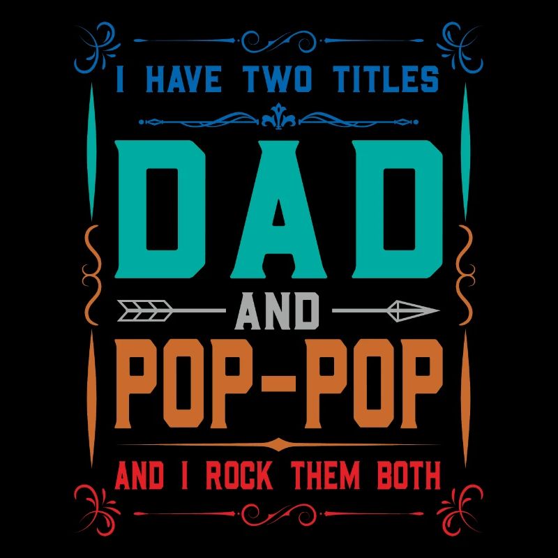 pop-pop Vatertag pop-pop Geschenk