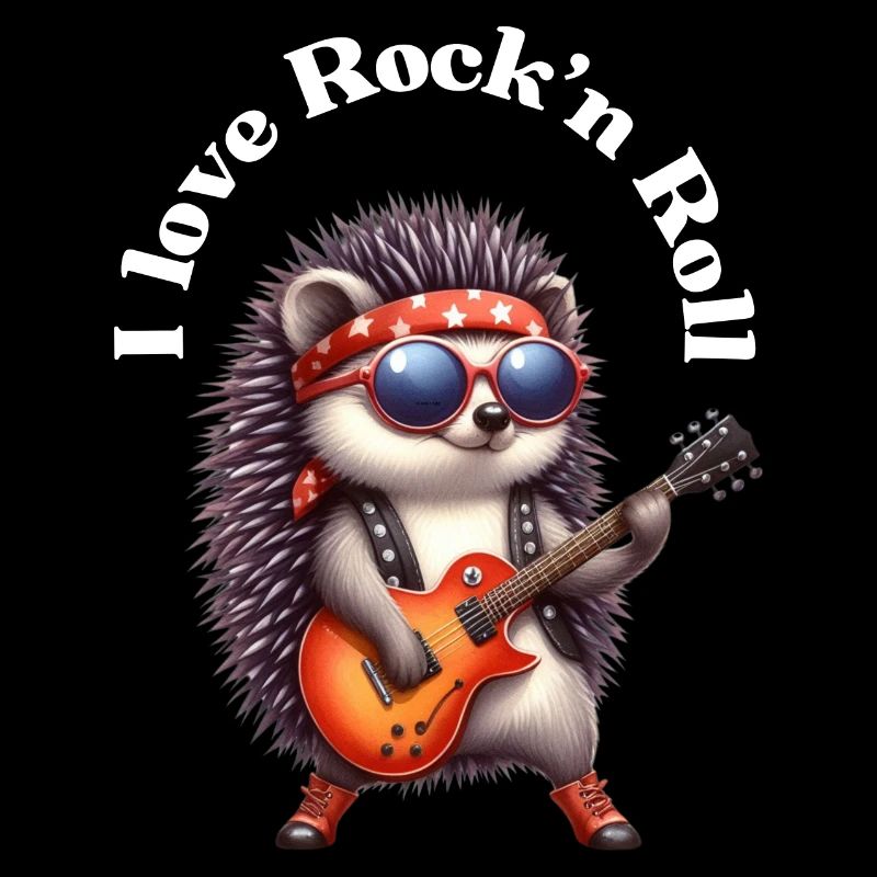 I love Rock 'n' Roll Hérisson - Collection loisirs