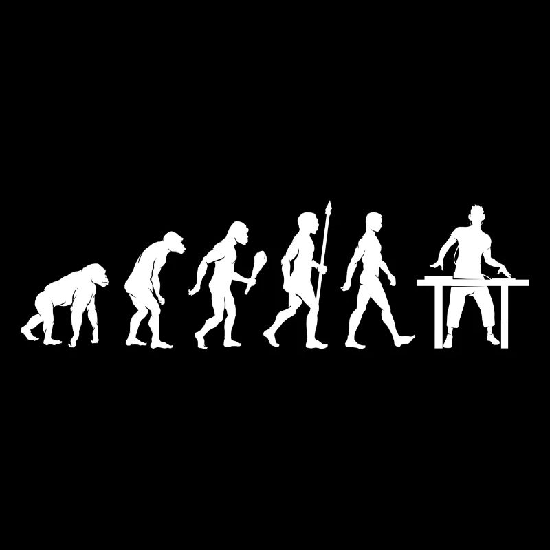 Funny DJ Evolution Musician Gift Idea
