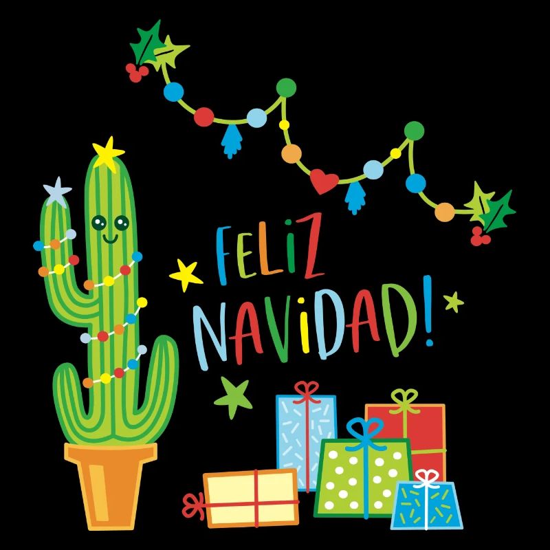 Pull de Noël Feliz Navidad Cactus