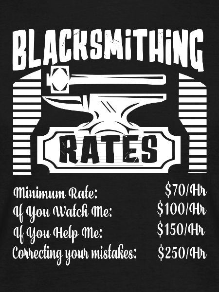 Blacksmith Blacksmithing Rates