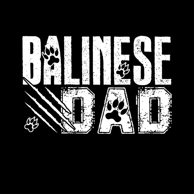 Funny Balinese Cat Dad