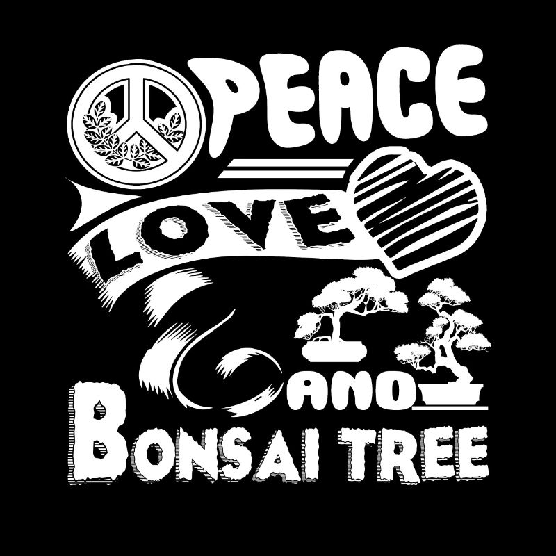 Bonsai Tree Peace Love Bonsai Tree