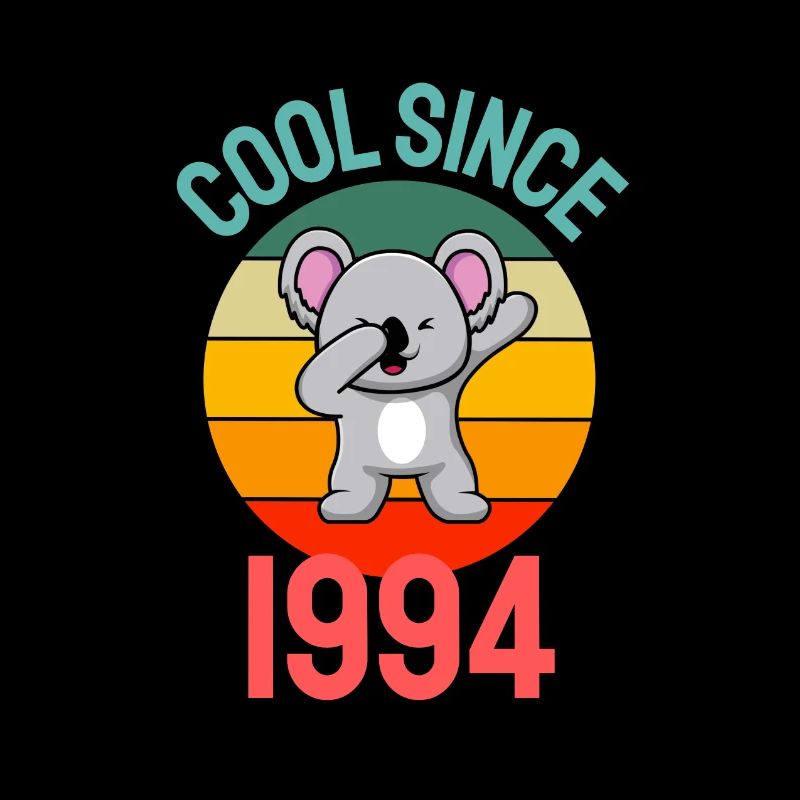 Cool seit 1994 Retro Dabbing Koala 28. Geburtstag