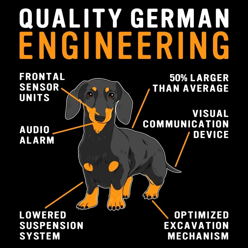 Quality German Engineering Dachshund Lover Wiene