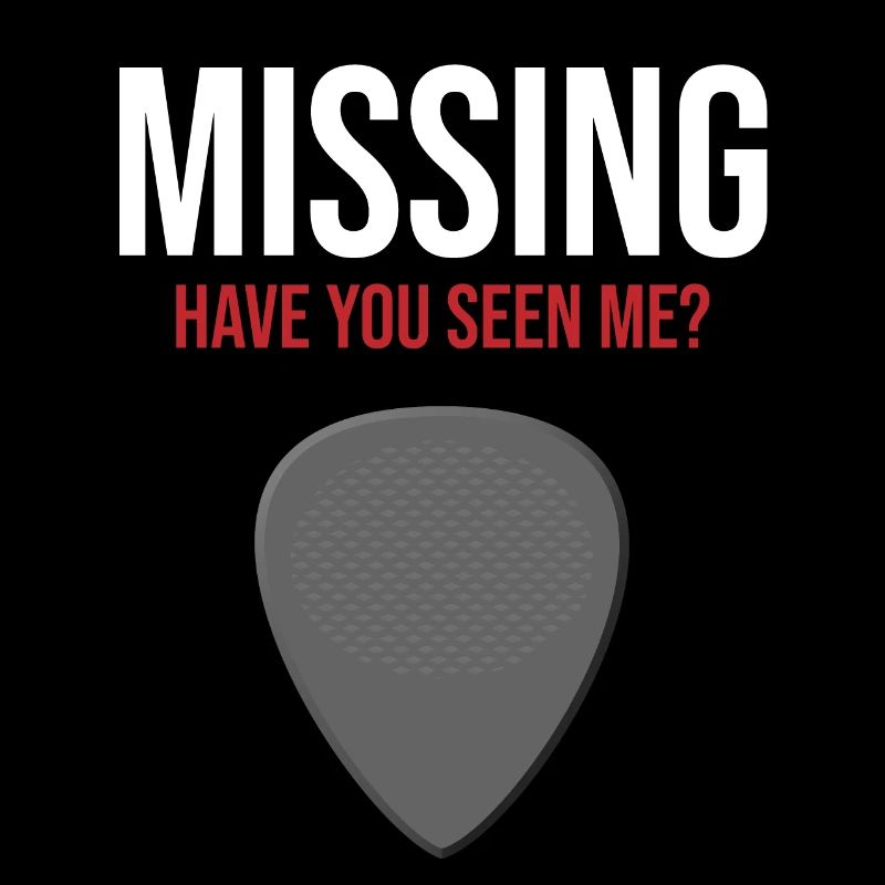 Plektrum Guitar Pick Missing