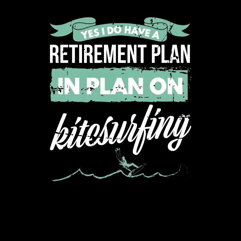 I Plan On Kitesurfing Retirement Cadeau de retrait