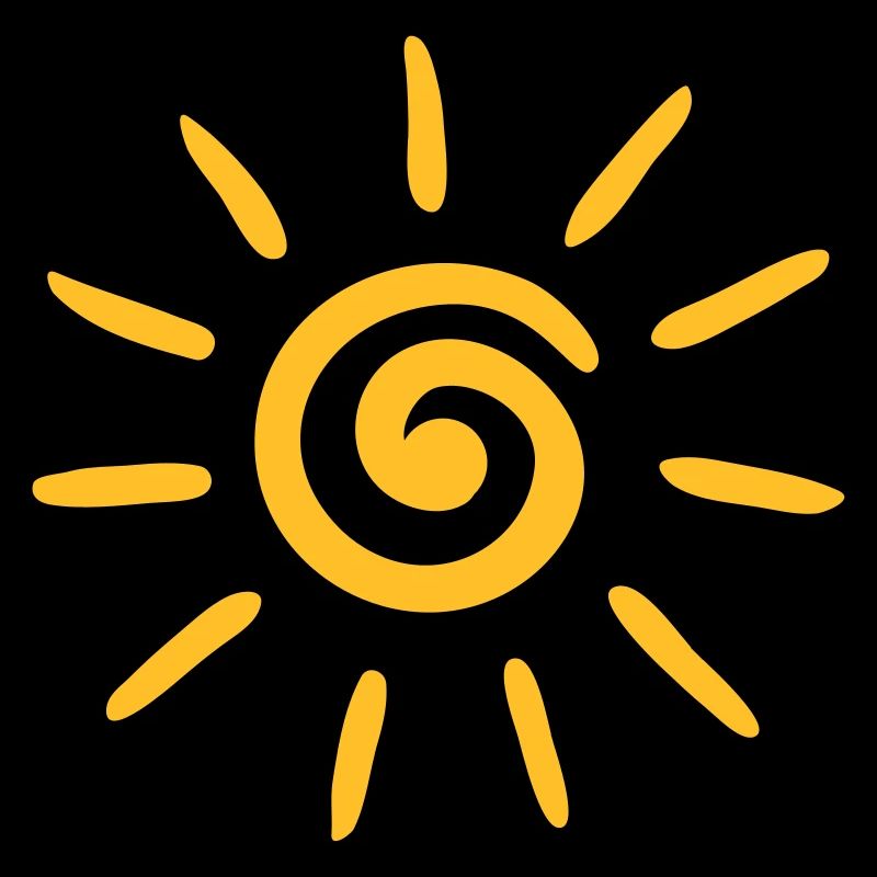 Summer, sun, spiral