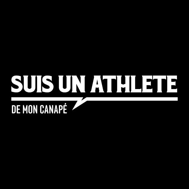 Je suis un athlète de mon canapé