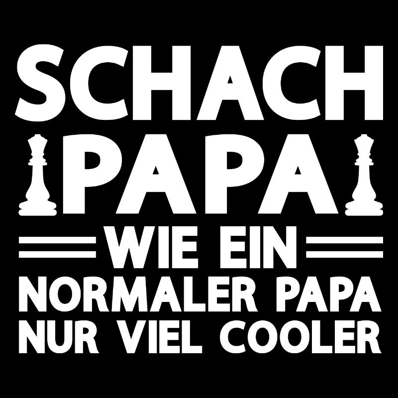 Schach Papa Schachspieler Geschenk