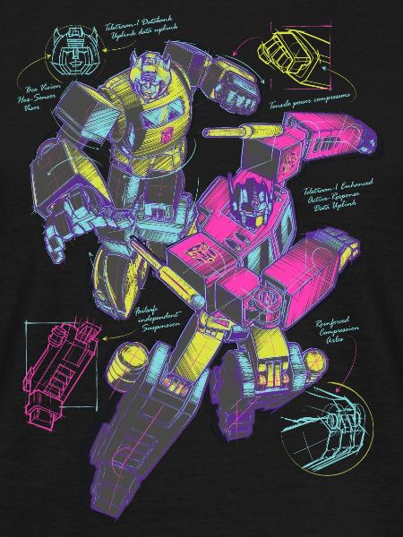 Transformers G1 Sketch Optimus Prime i Bumblebee