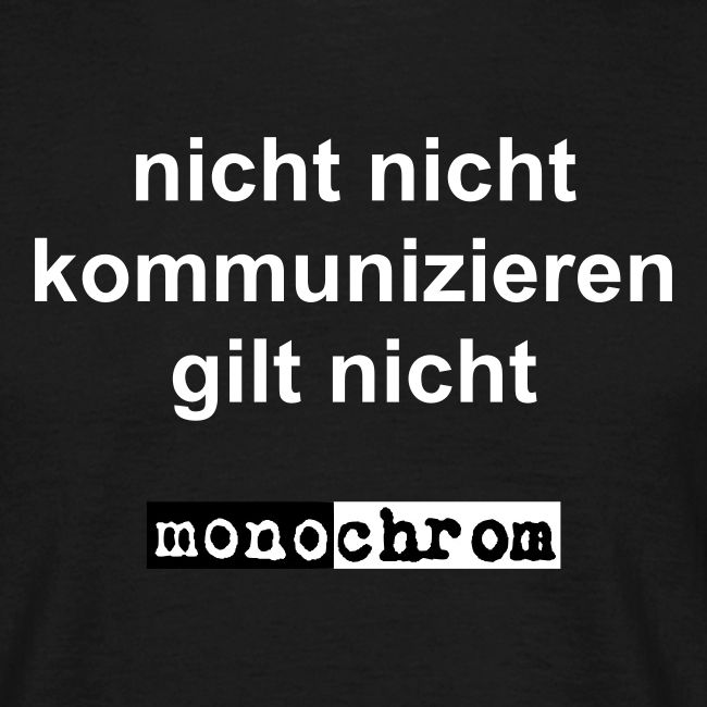 tshirt kommunizieren