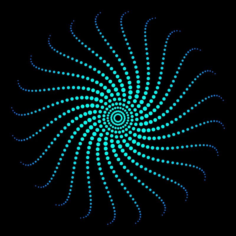 Energy vortex circle swirl music psychedelic goa