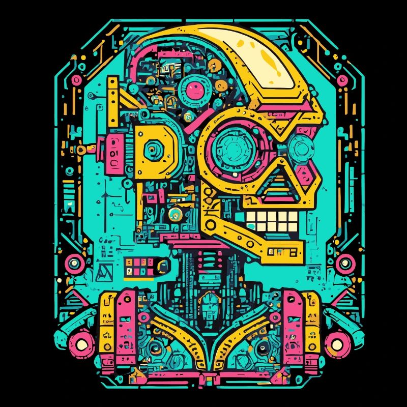 KI Roboter Cyberpunk