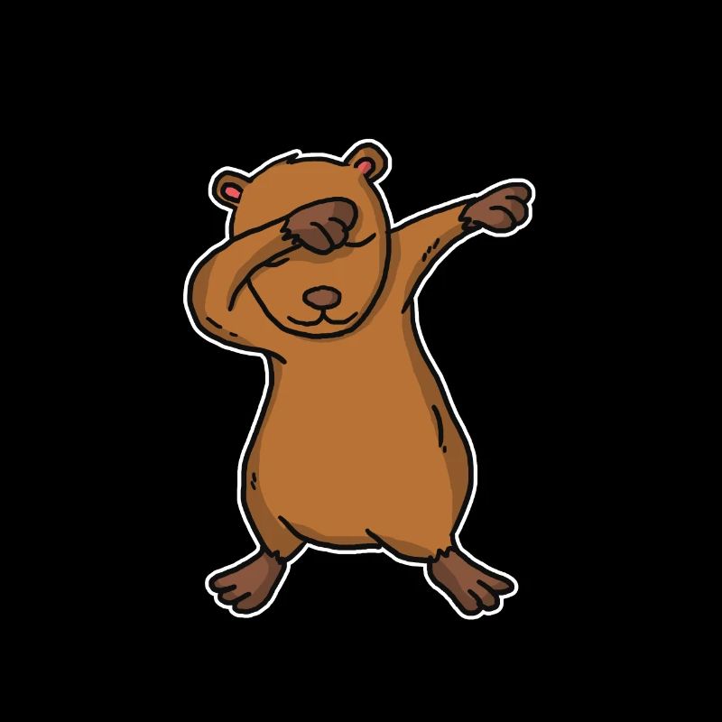 Cadeau de Dabbing Capybara