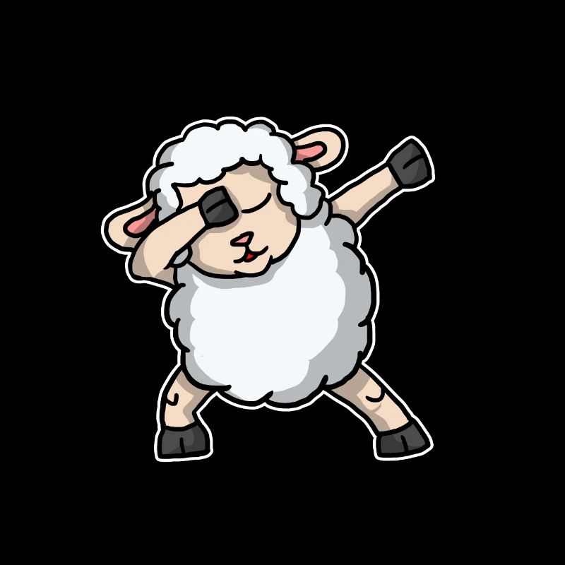 Funny Dabbing Sheep Dab Dance Lamb Lover Gift