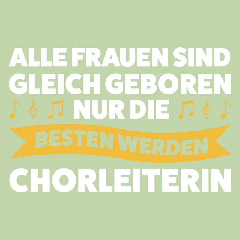 Chorleiterin Beruf Chorsänger Geschenk