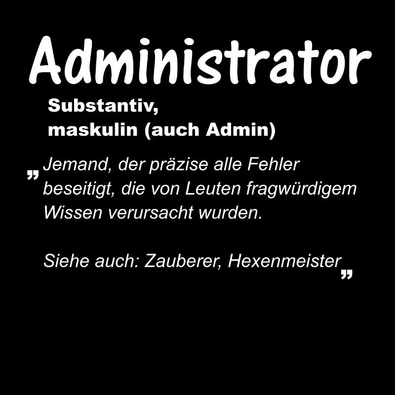 Signification de administrateur (également administrateur)