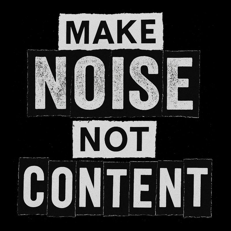 Make Noise – Collage-Statement für Kreative