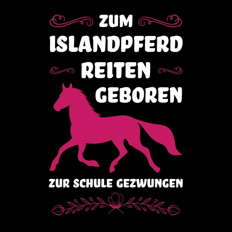 Isländer Pferd Reiter Geschenk
