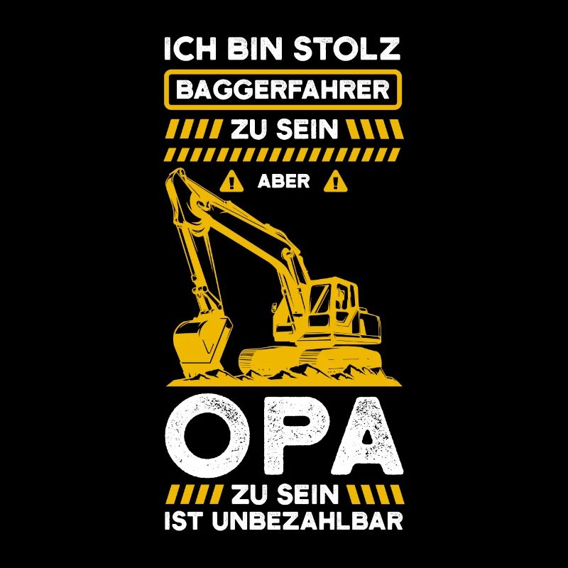 Bagger Opa Baggerfahrer Geschenk