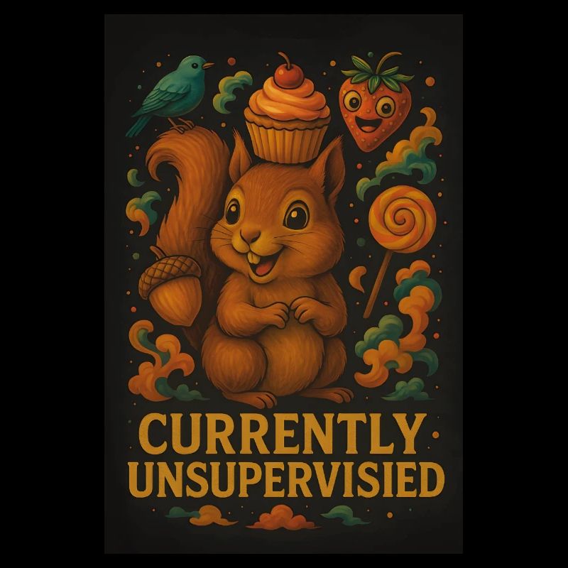 Currently Unsupervised – Lustiges Eichhörnchen