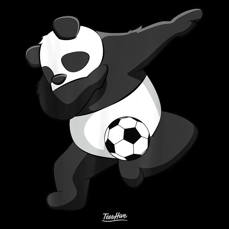 Panda Cool Dabbing Fußball