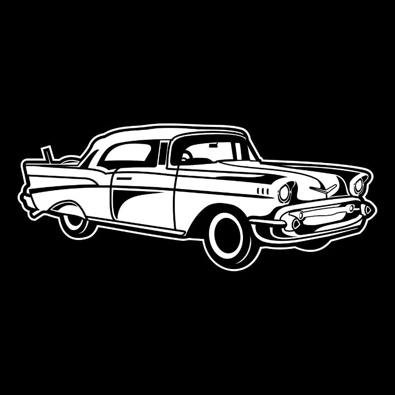 Chevy Bel Air / Oldtimer 01_white