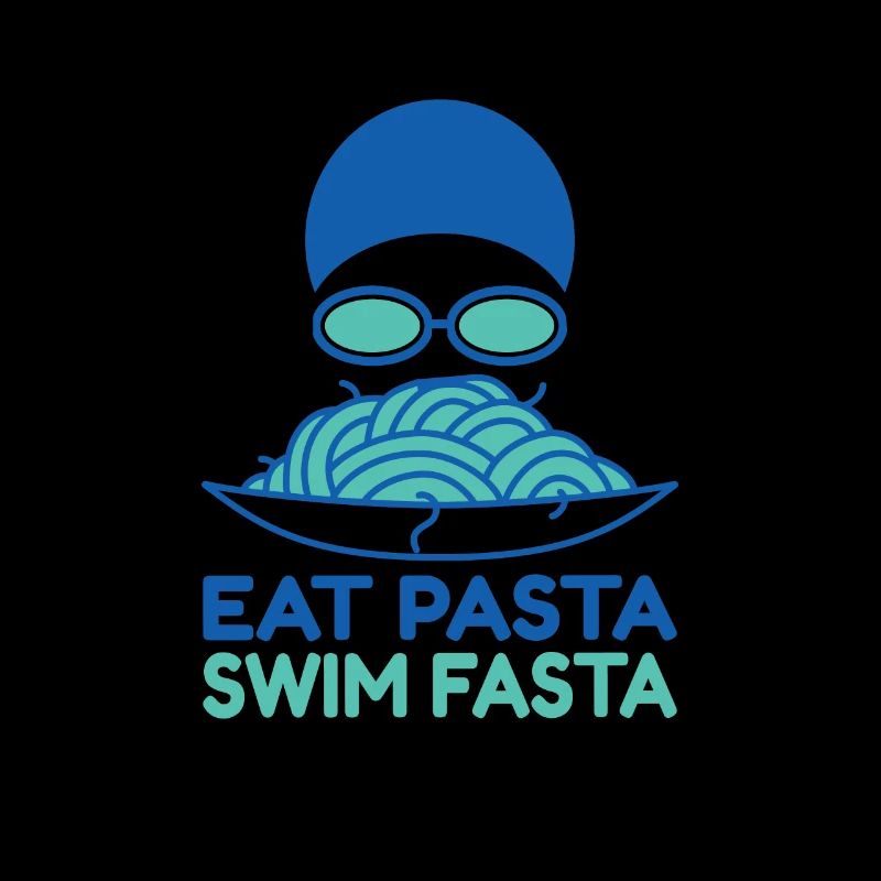 Fun swimming swim fasta design.