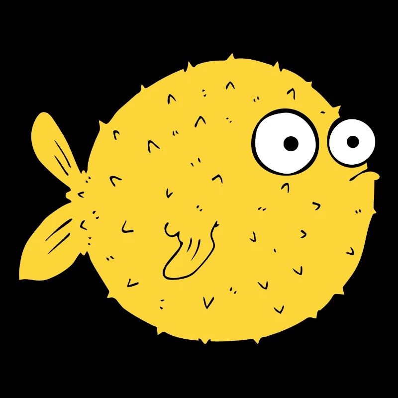 Verwirrter Kugelfisch