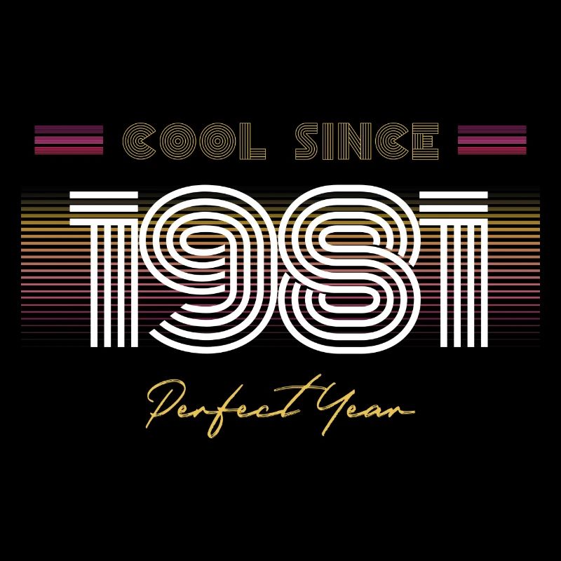 Geburtstag Cool seit 1981