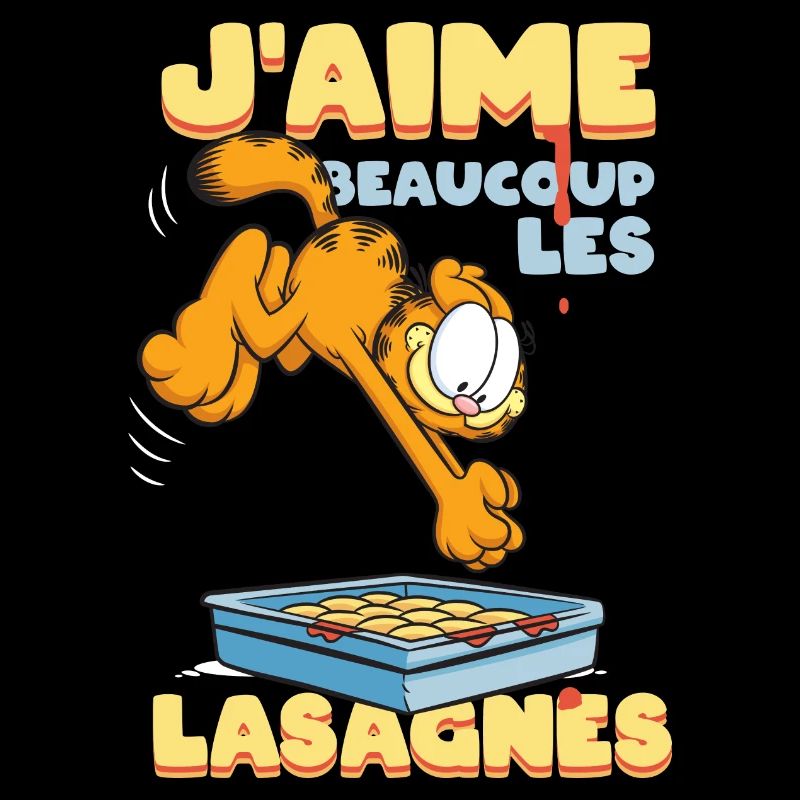 Garfield J'aime Lasagnes
