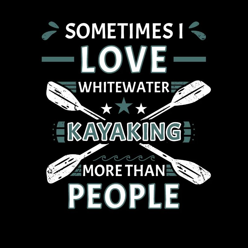 Parfois, Lov Whitewater kayak plus que les gens
