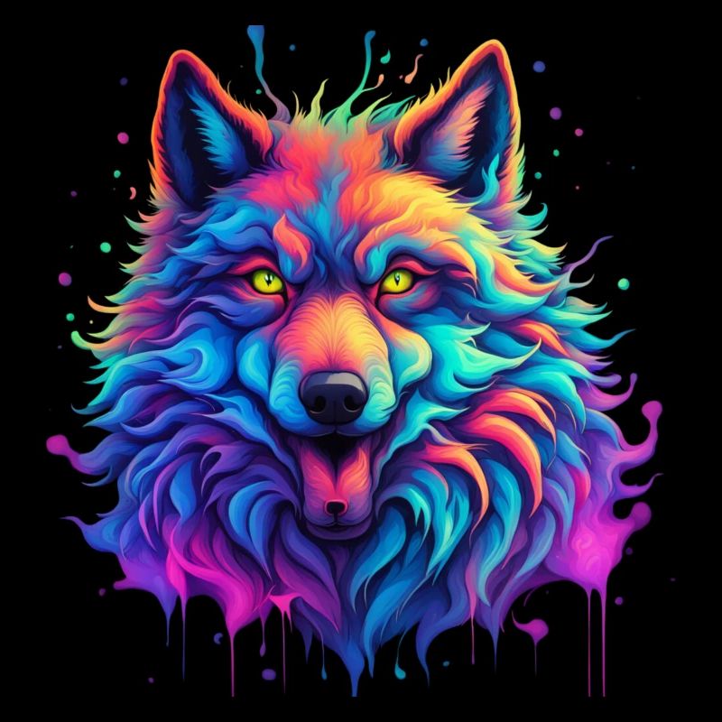 Loup Pop Art