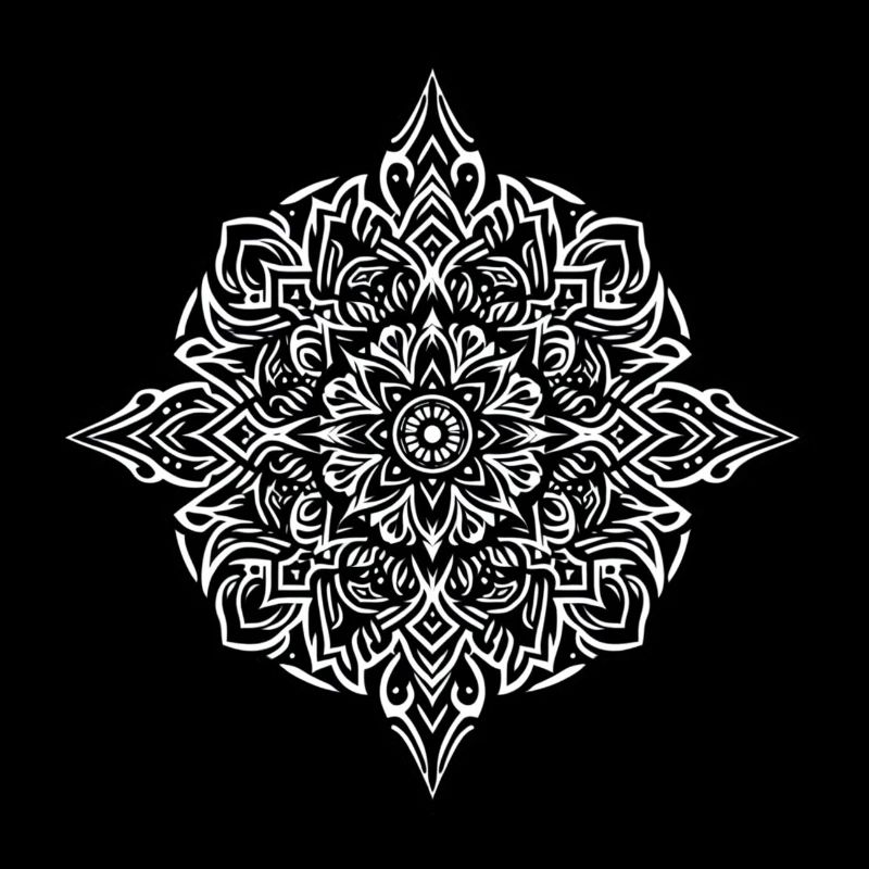 Mandala Harmony simple lines