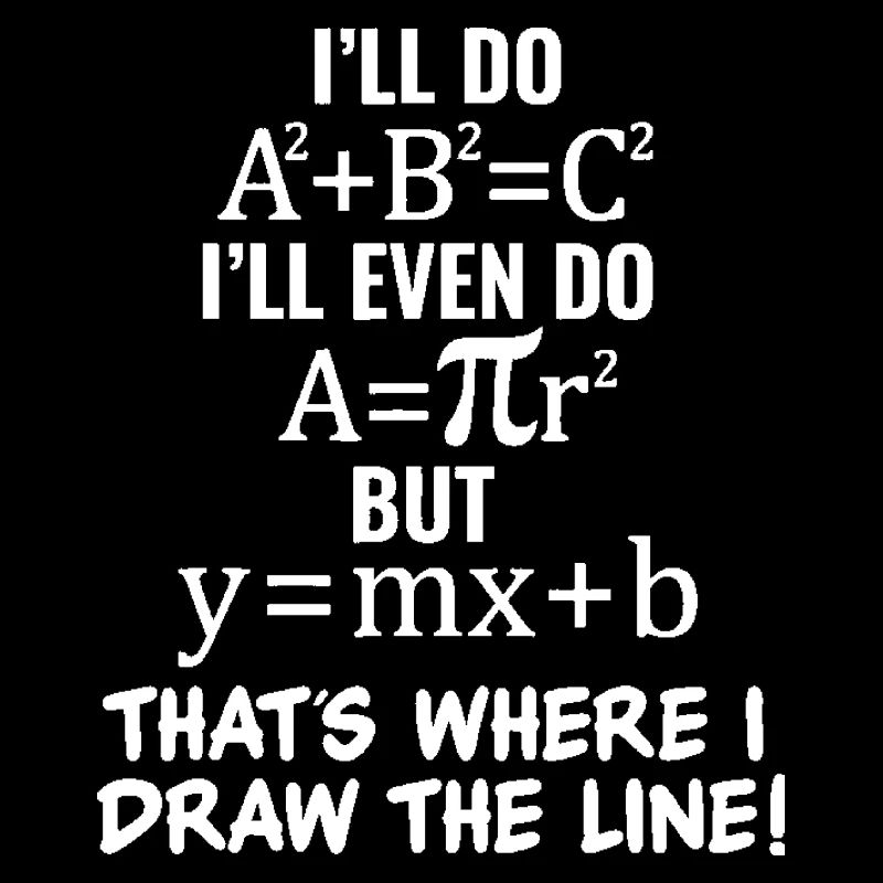 Tee shirt Math Math Basic Meme pour jeunes filles adolescentes et