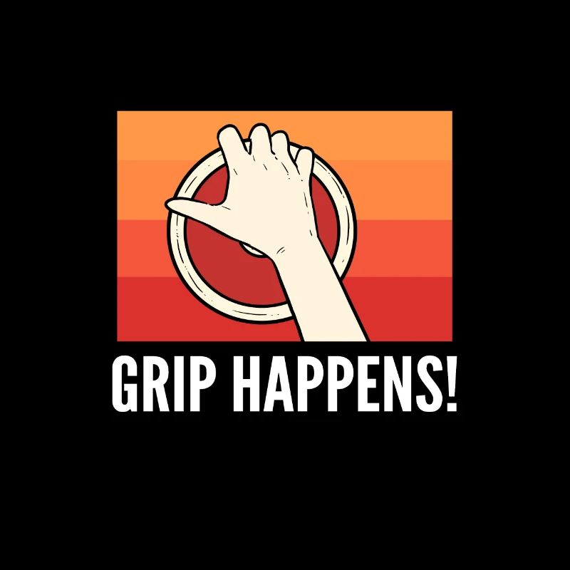 Grip Happens. Für Diskuswerfer. Diskuswerfen