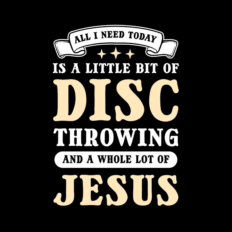 Jesus Und Das Diskuswerfen. Diskuswerfer